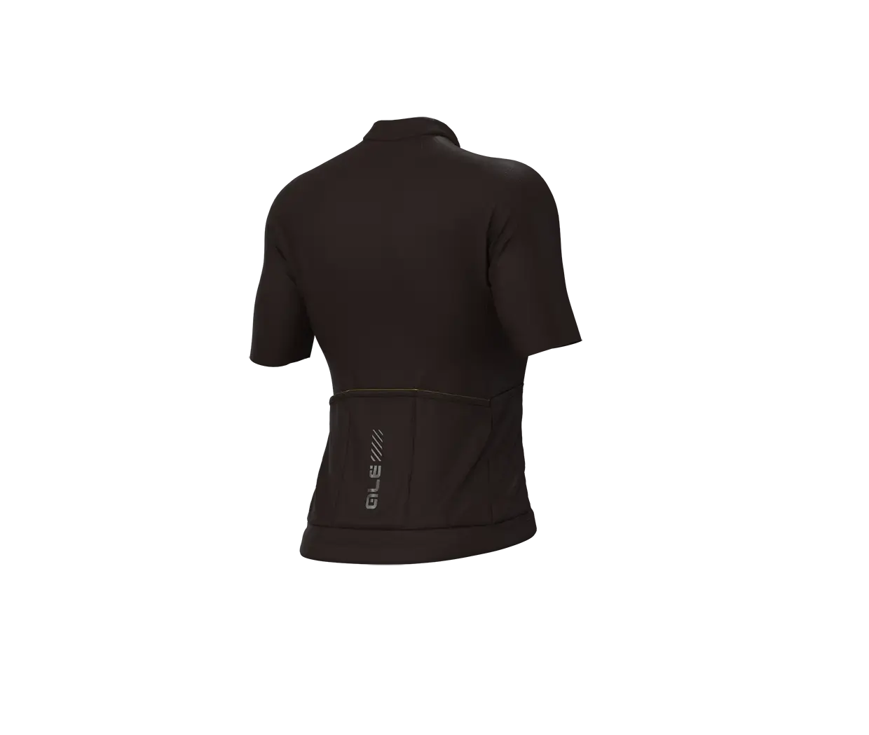 Ale Pragma Color Block Off Road Fietsshirt Korte Mouwen Bruin Dames