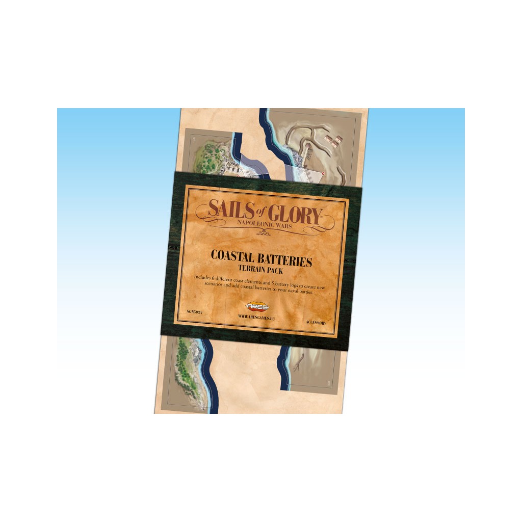 Sails of Glory - Coastal Batteries Terrain Pack