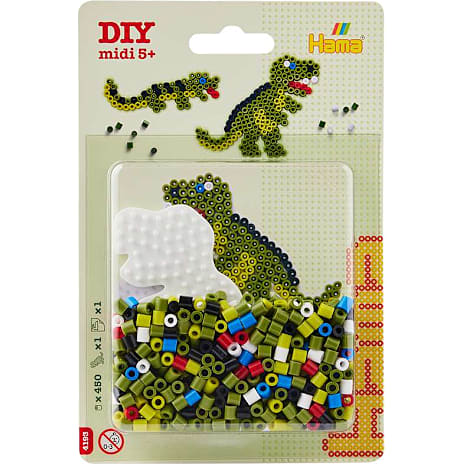 Hama midi perler 450 stk. - dinosaur