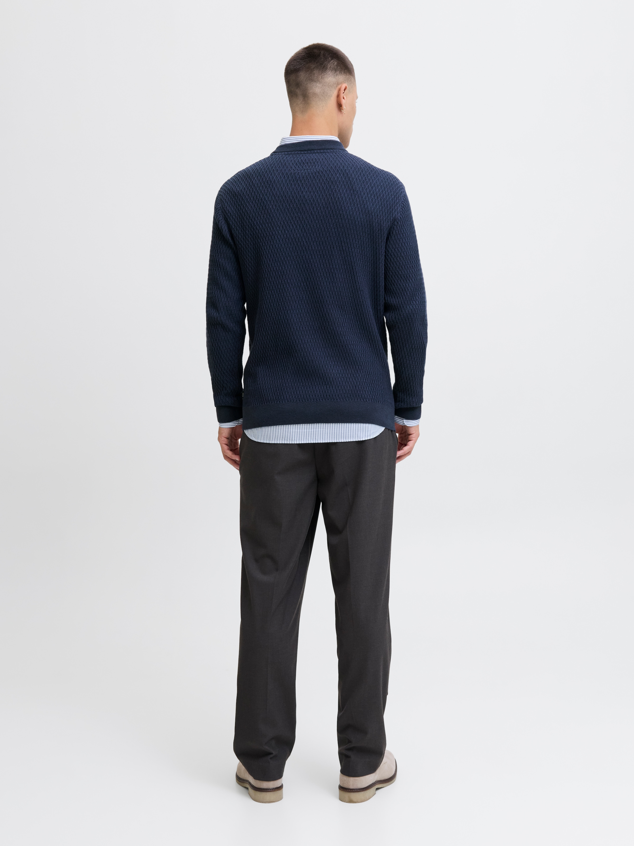 Jack & Jones Strickpullover »JPRBLAREAGAN KNIT CREW NECK«