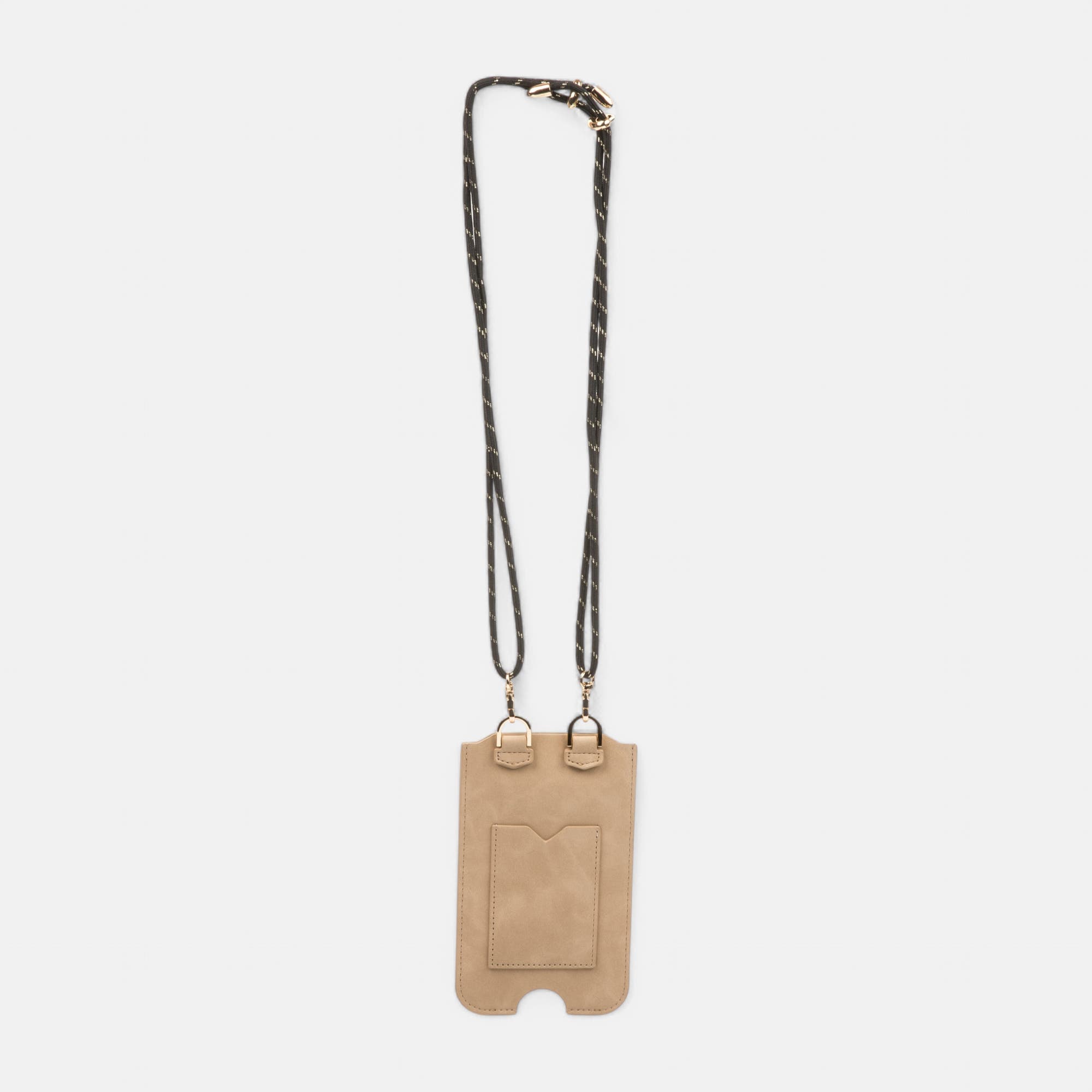 Pochette pour téléphone beige