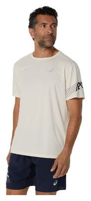 Maillot manches courtes Asics Icon Beige Homme