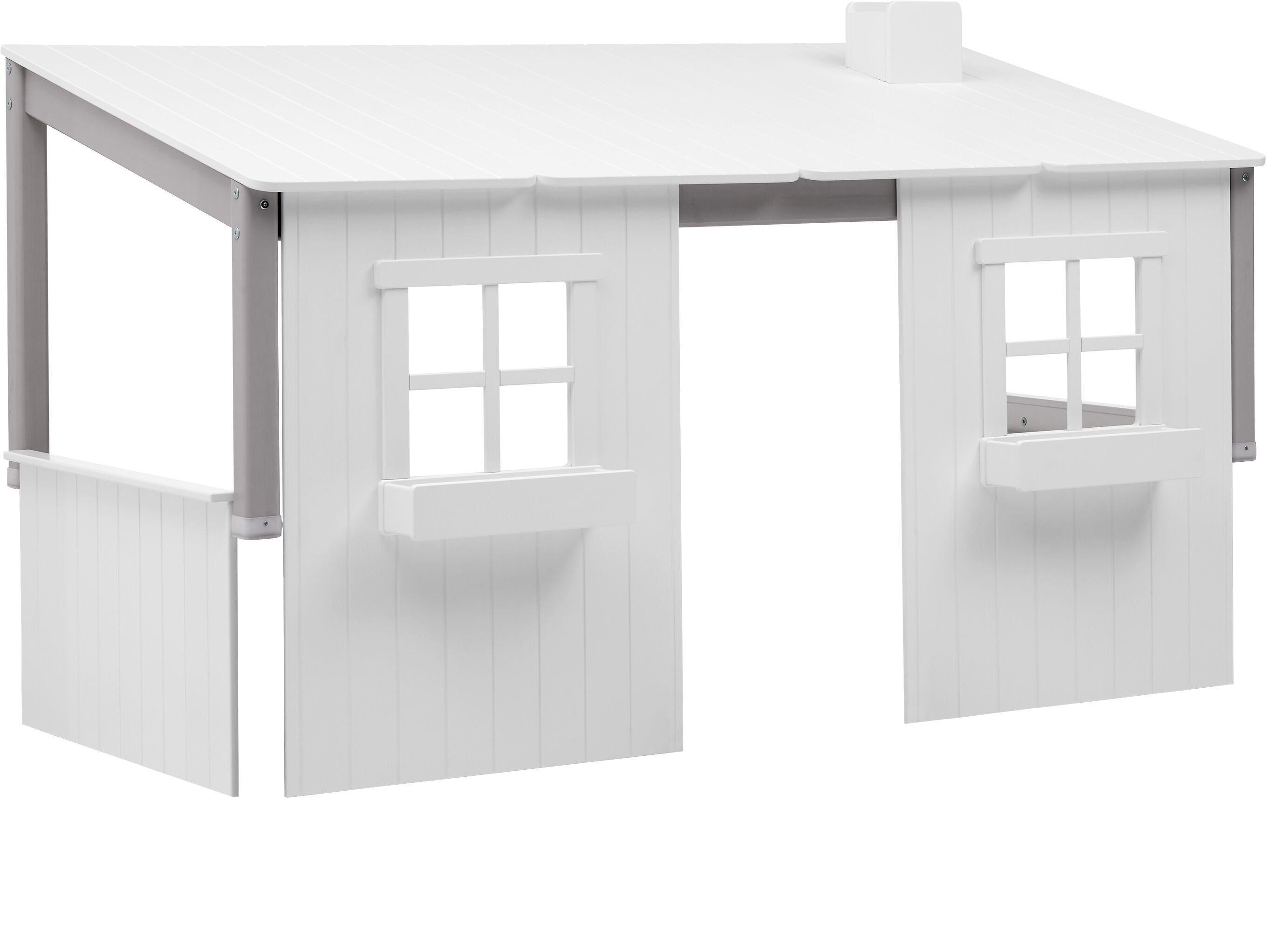 Flexa CLASSIC TREE HOUSE Aufbau ganzes Baumhaus - Grau / B: 112.0 cm x T: 210.0 cm x H: 129.0 cm