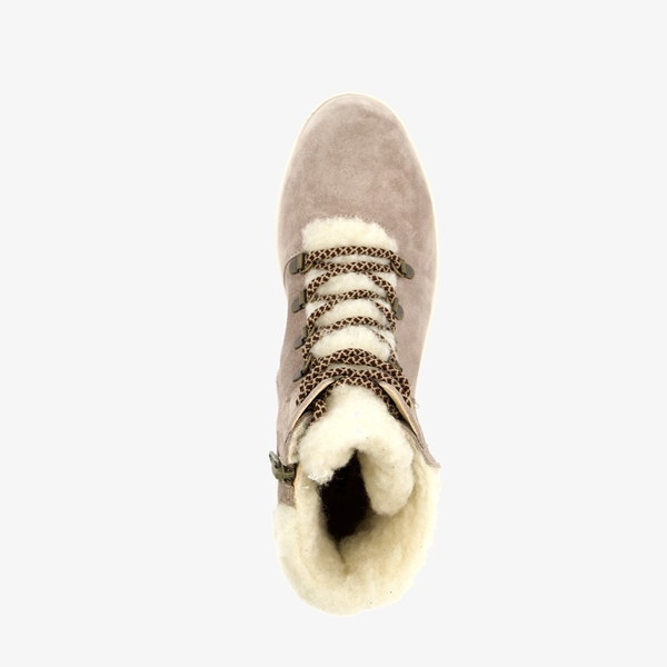 Hush Puppies gevoerde suede dames veterboots