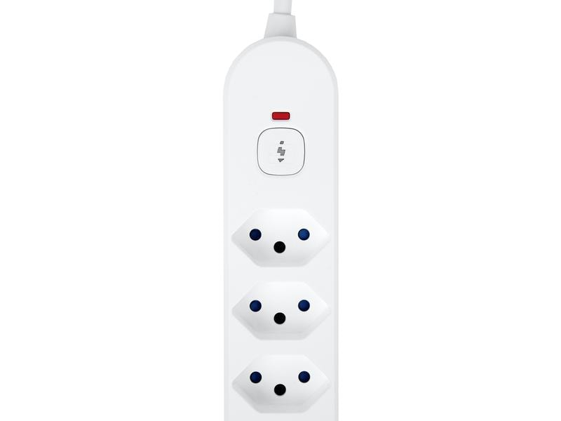 STEFFEN Steckdosenleiste IQ 3 x T13, USB-A C, Weiss, 3 m Ka Steckdosenleiste quer mit erhöhtem Berührungsschutz