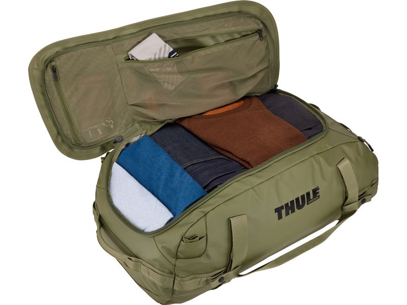 Thule Duffle Bag Chasm 70 l, Olivine Reisetasche und Rucksack in einem