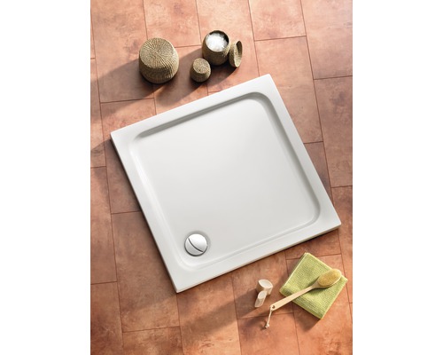 OTTOFOND Imola douchebak 80 x 80 x 6 cm wit glanzend glad 940401