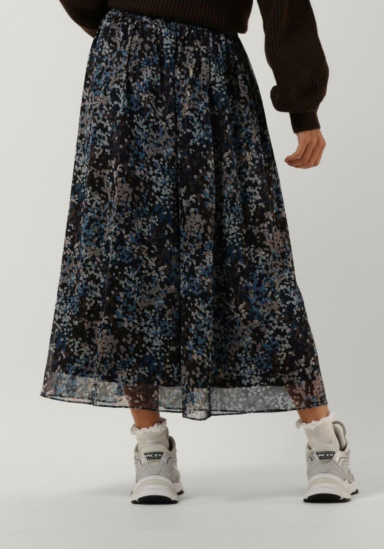 CATWALK JUNKIE grijze catwalk junkie midirok sk cloudy leaves