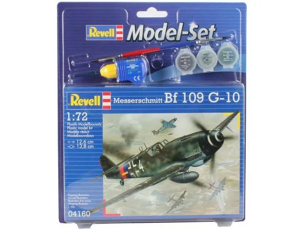 Revell Messerschmitt Bf-109, Model af fly, Monteringssæt, 1:72, Messerschmitt Bf 109, Plast, Second World War