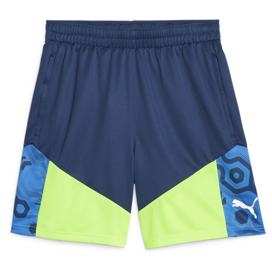 PUMA Short d'Entraînement IndividualCUP Gear Up - Persian Blue/Vert