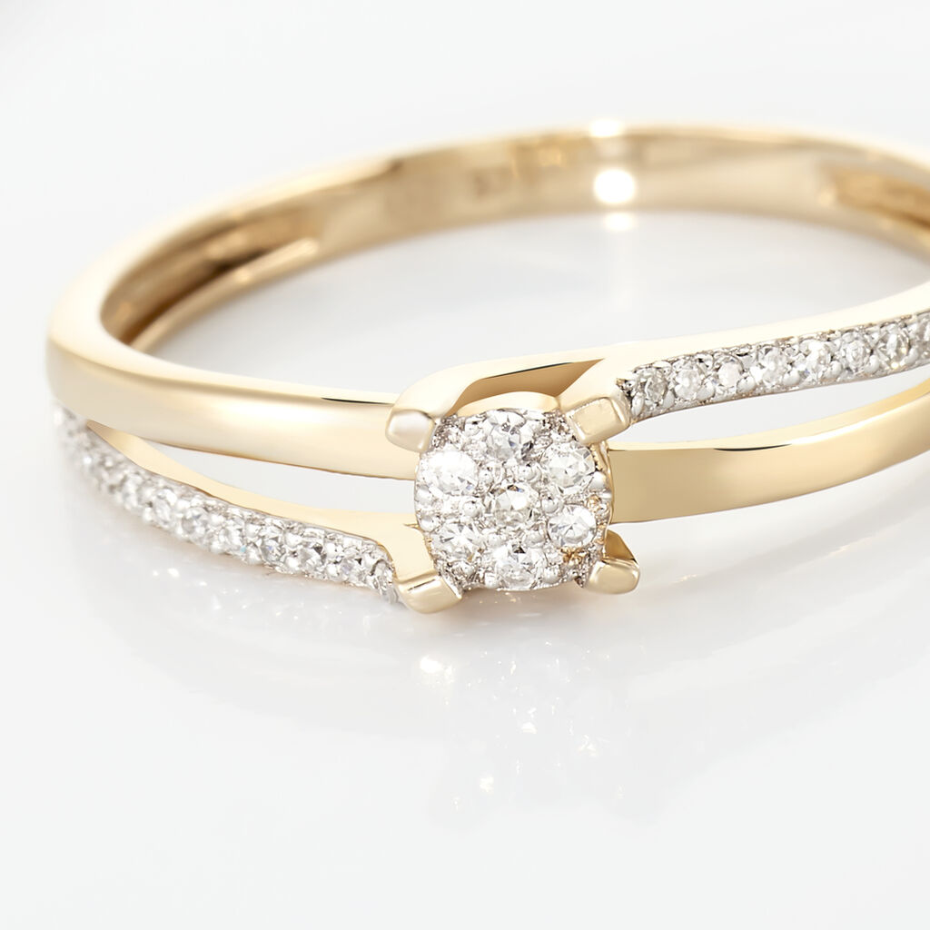 Bague Josane Or Jaune Diamant