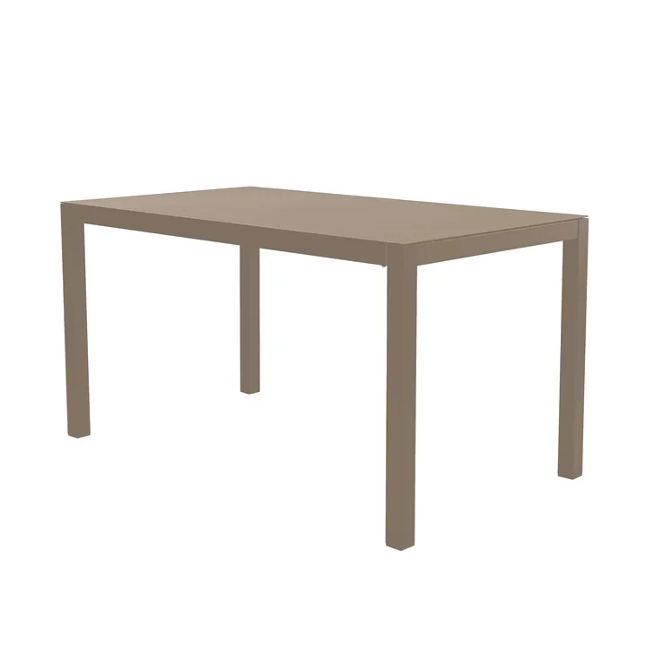 Fiam - Aria Tisch ausziehbar, 140 / 200 x 80 cm, taupe