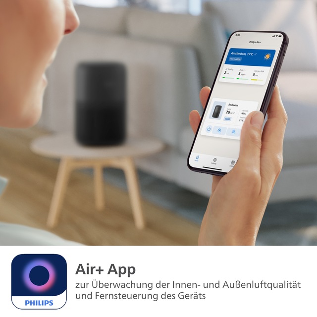 Philips Luftreiniger »AC0951/13 PureProtect Mini 900 Series, Luftreinigungsrate 250 m³/h« für 65 qm Räume 3-Schichten-HEPA-Filtersystem, leise