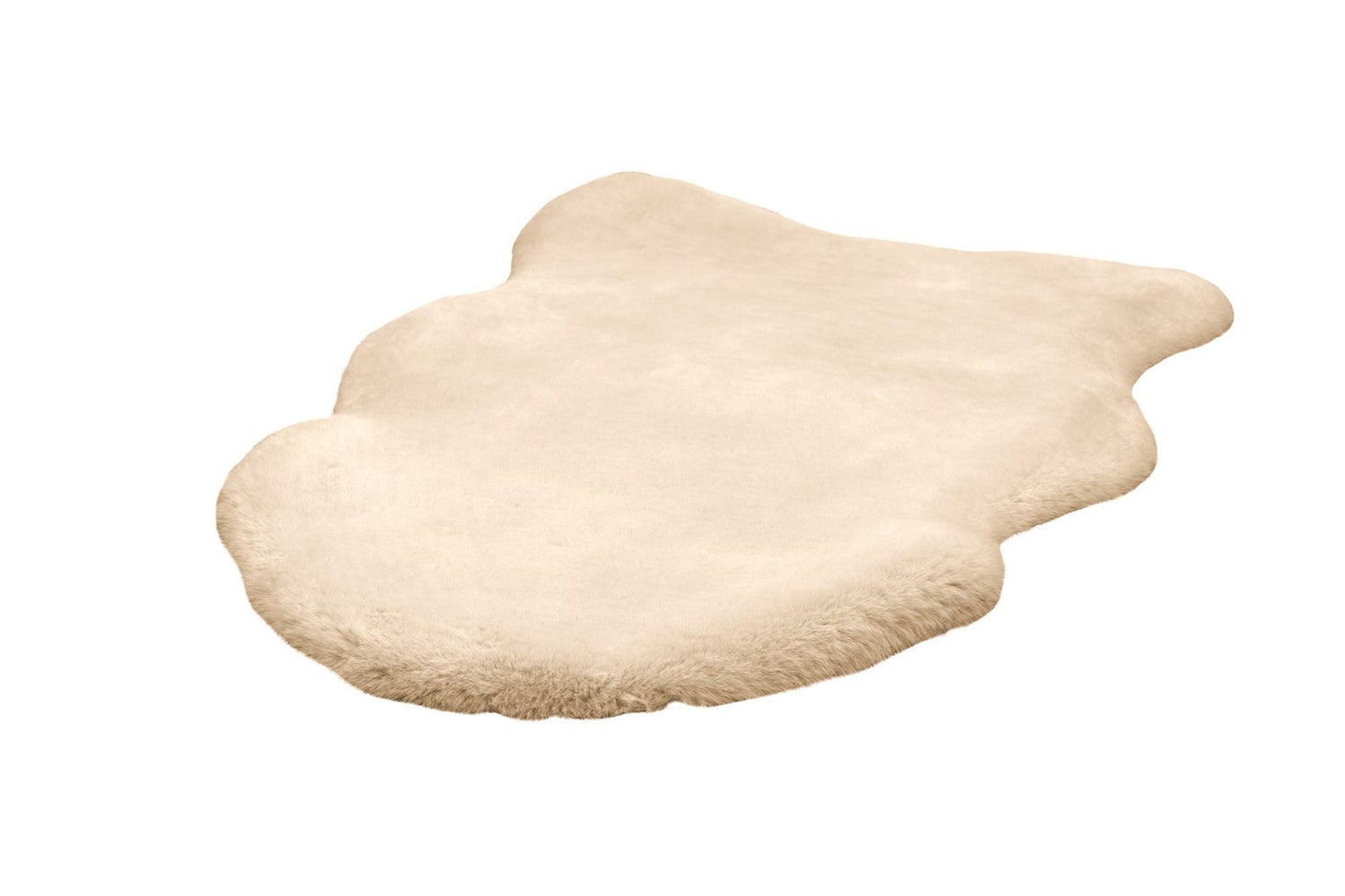 Laagpolig tapijt Primia Wit 23 mm Effen Gedeeltelijk handgemaakt 60 x 90 cm
