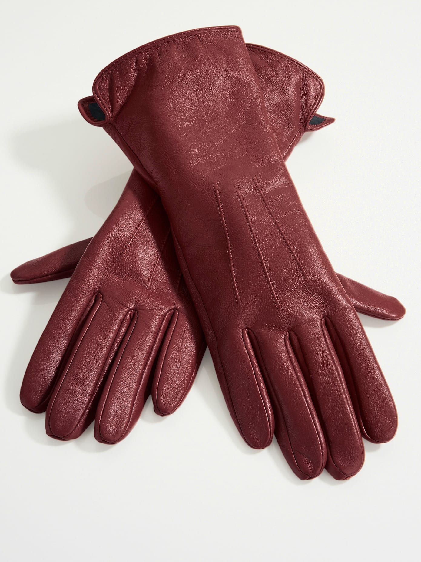 Gants accessoire mode parfait en cuir d'agneau fin