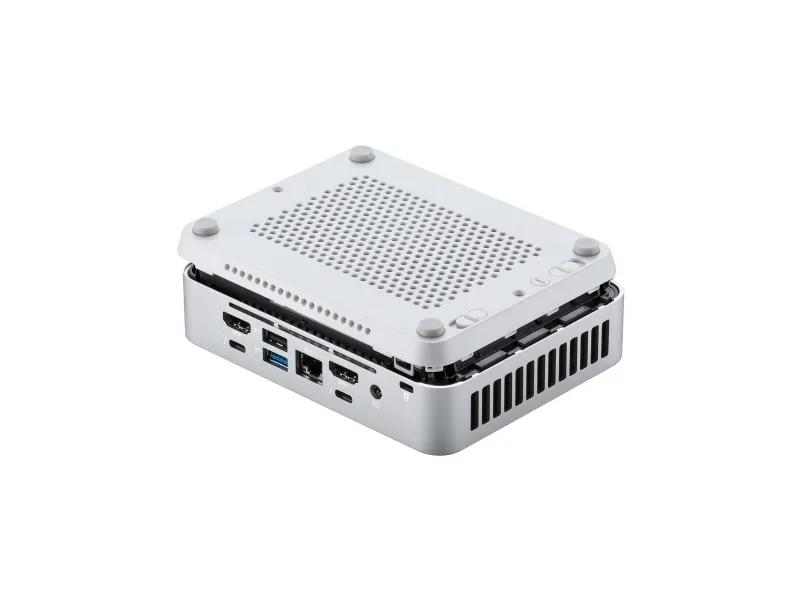 ASUS NUC 14 Pro  Kit RNUC14RVSU700002I - Barebone - mini PC 1 x Core Ultra 7 155H / op til 4.8 GHz - RAM 0 GB - Intel Arc Graphics - Gigabit Ethernet, 2.5 Gigabit Ethernet, IEEE 802.11ax (Wi-Fi 6E), Bluetooth 5.3 - hvid