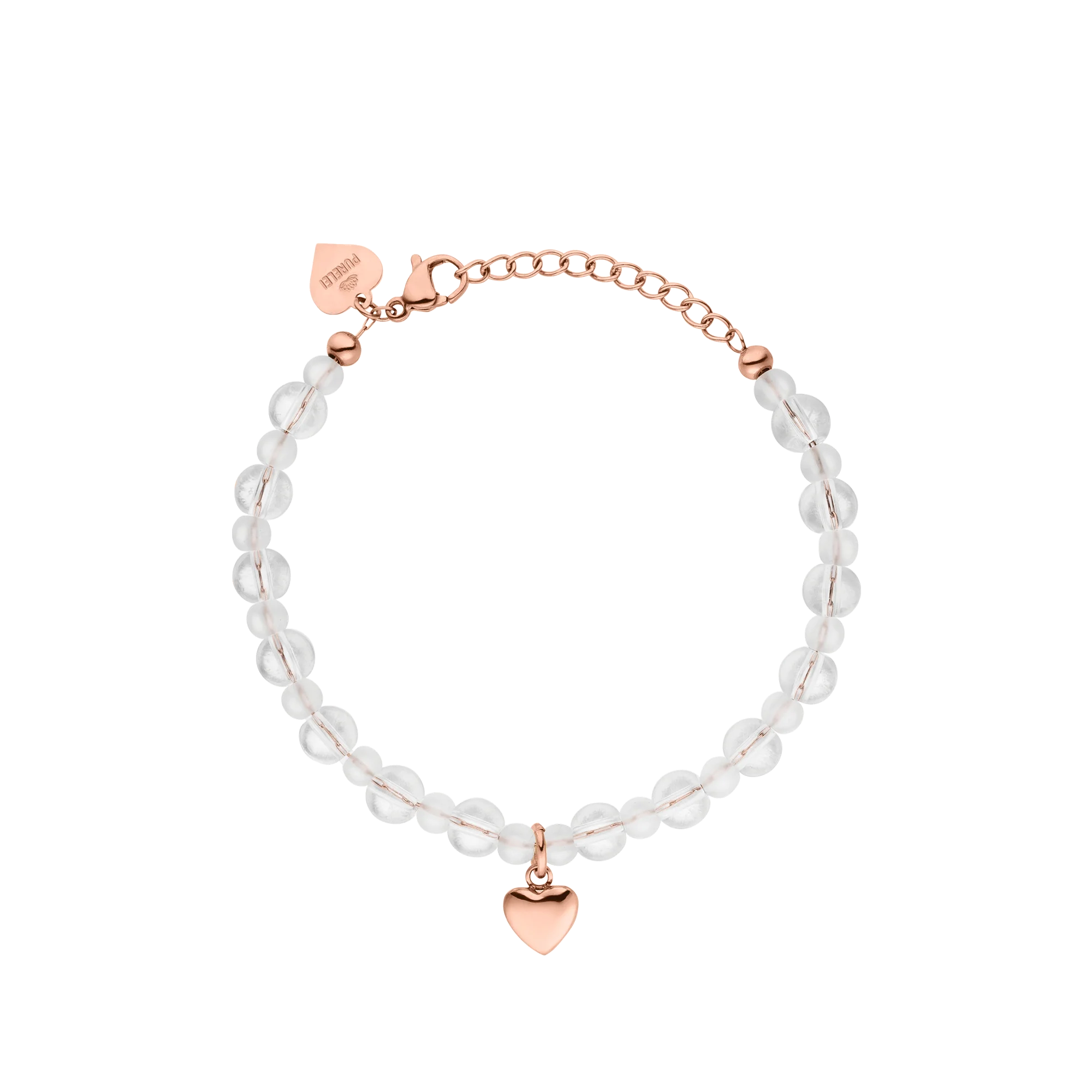 White Heart Armband - PURELEI