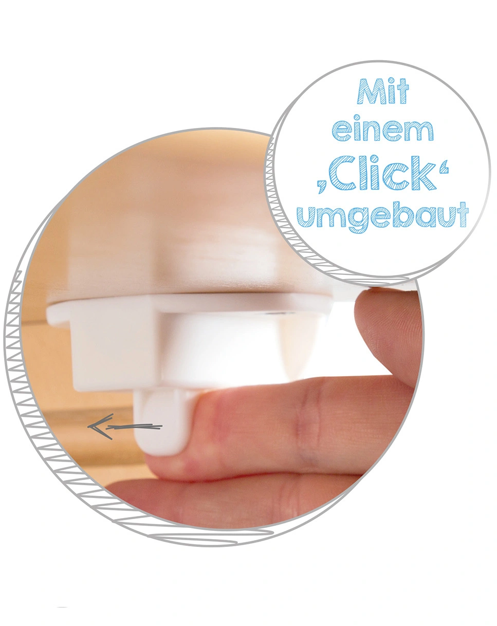 Treppenhochstuhl SIT UP CLICK & FUN (Farbe: taupe)