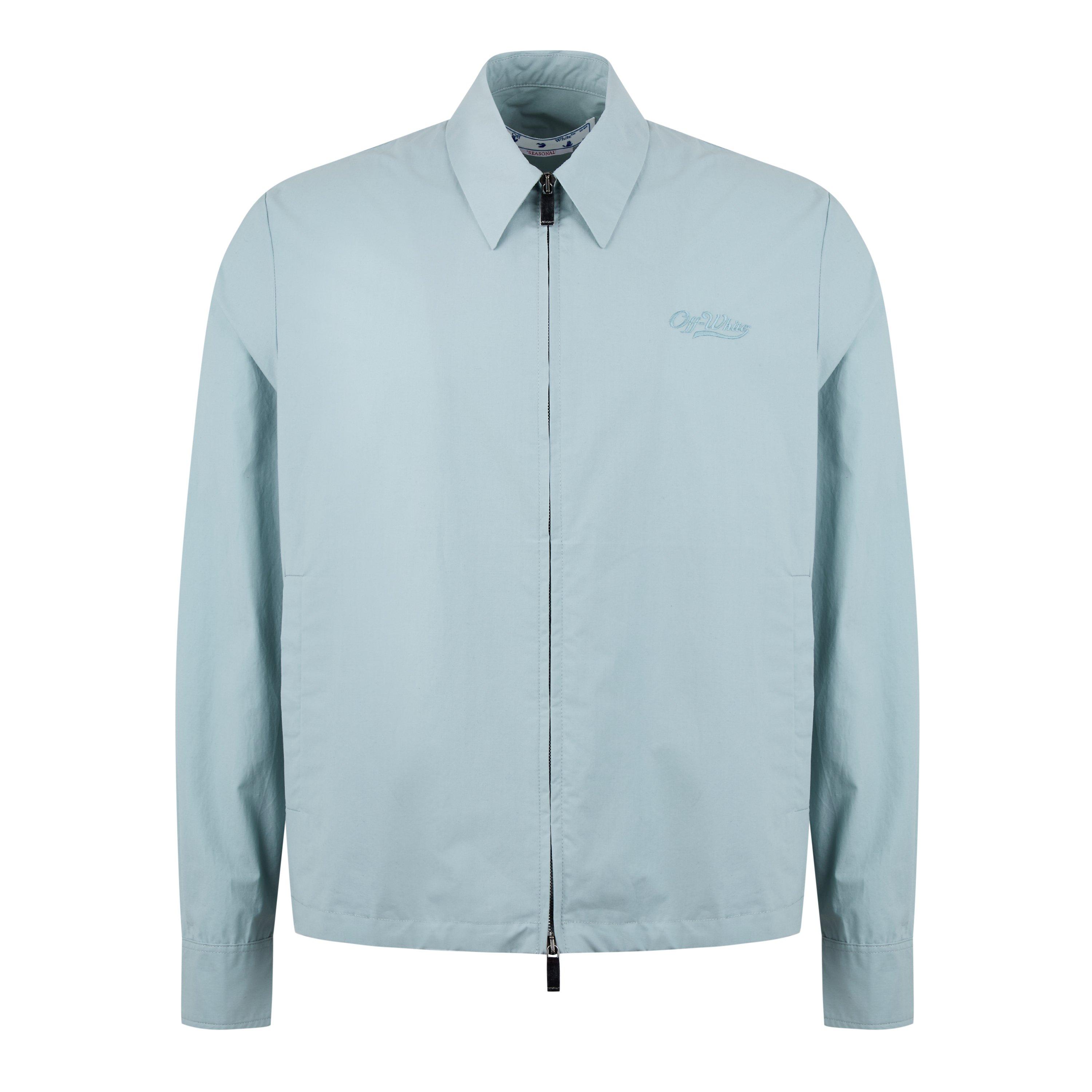 Off White Wave Hybrid Zip Shirt