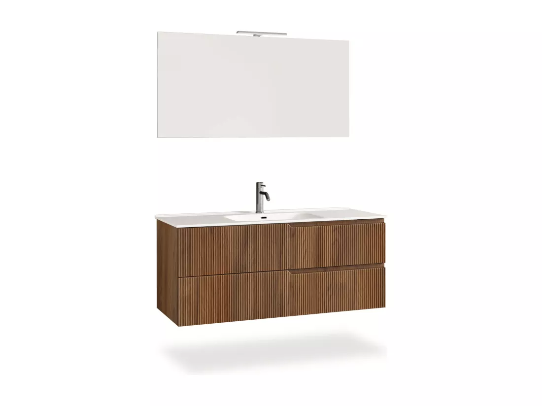 Ensemble salle de bain 4 pièces VENERE Chêne