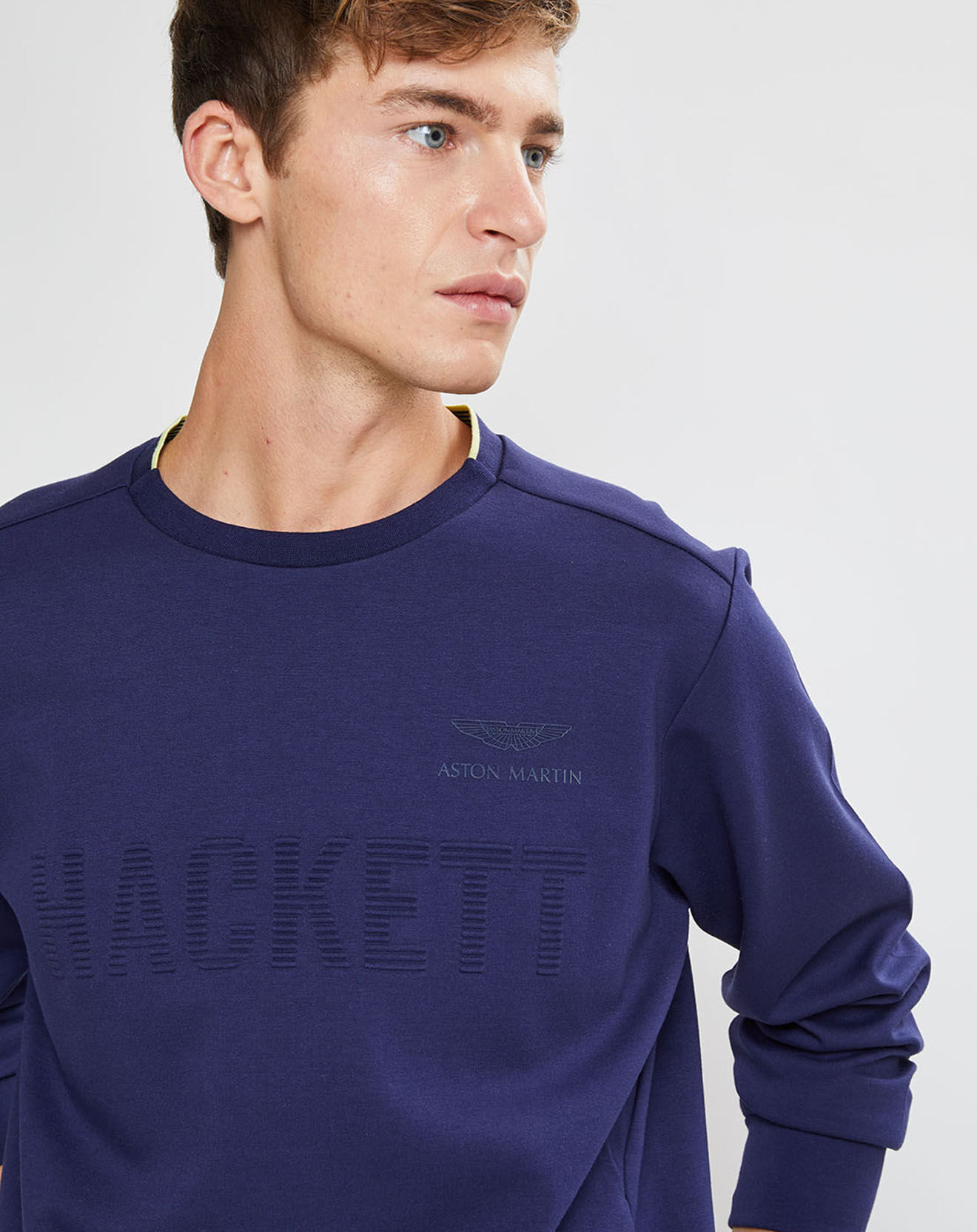 Hackett London Sweat Aston Martin Racing bleu marine