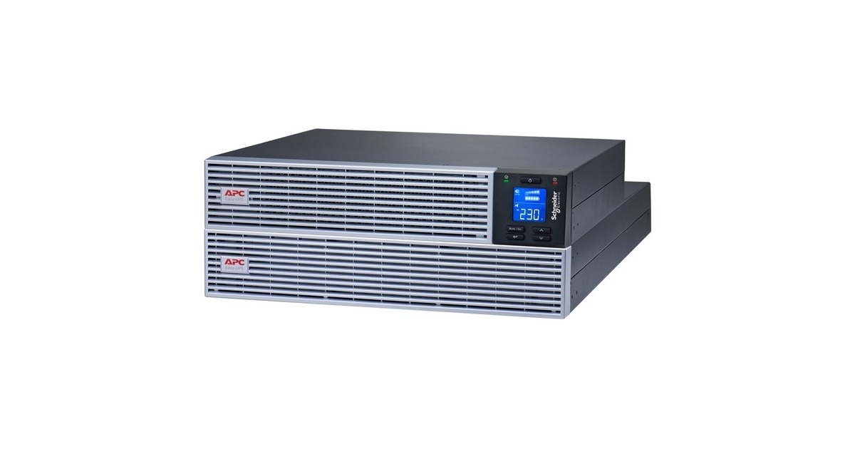 APCEasy-UPS On-Line SRVL1KRILRK Noodstroomvoeding - Li-ion ups  (Zwart, 6x C13, Rack/tower convertible, extendable runtime, 1000VA)