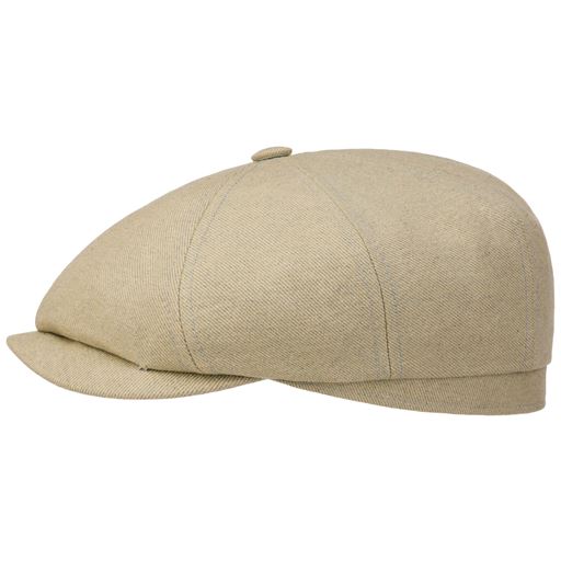 MJM Hatteras Flatcap, Beige/Grey, XL