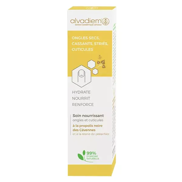 Alvadiem Soin des Mains Crème Nourrissante Ongles et Cuticules 10ml