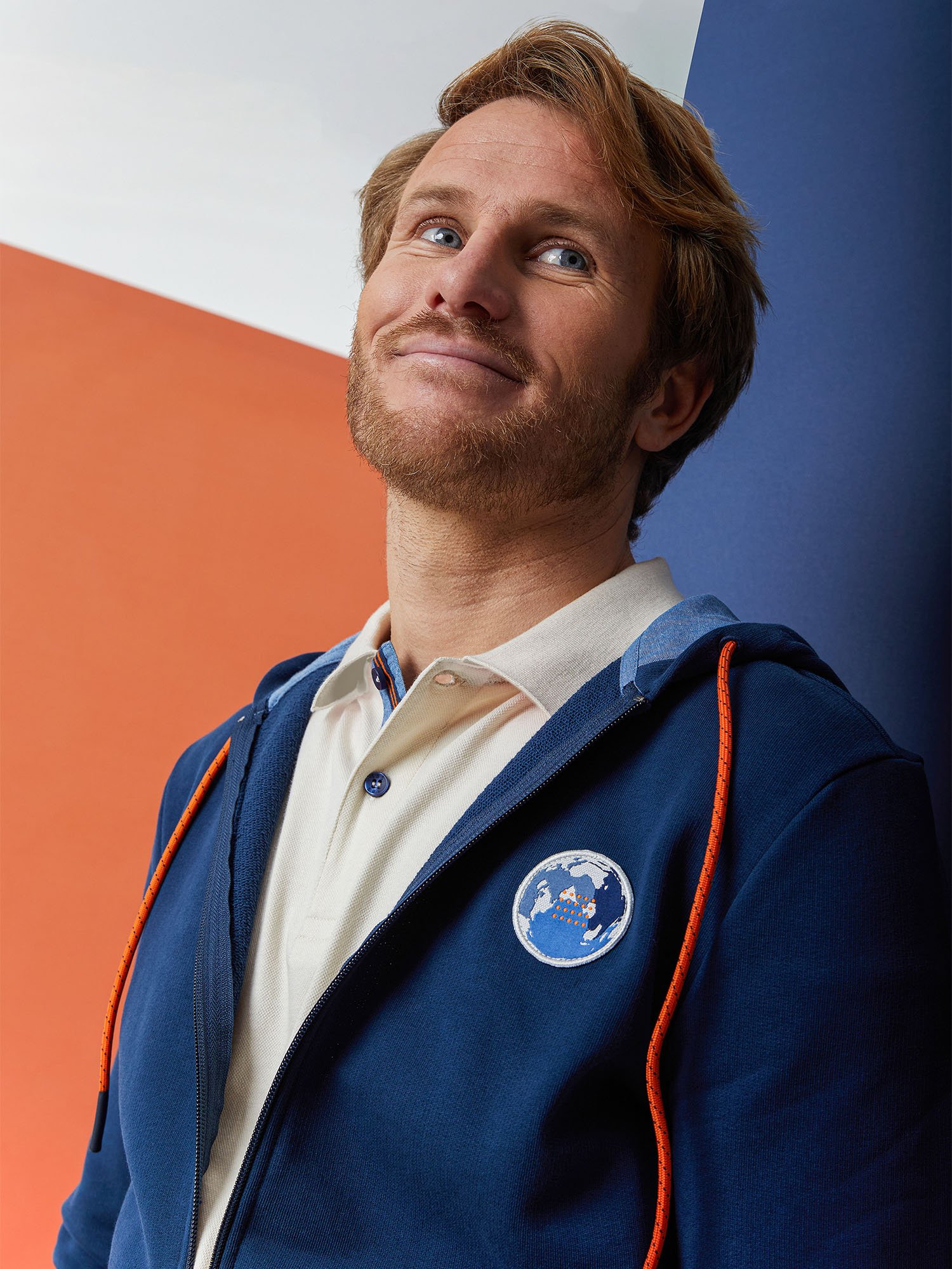 Sweat Zippé Homme Capsule F. Gabart Marine