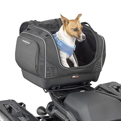 Sacoche Givi T525 TOP BAG (33 litres) AVEC SYSTÈME D’ACCROCHAGE MONOKEY DESTINÉ AU TRANSPORT D’ANIMAUX Universel - Noir