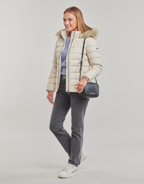 Tommy Jeans - TJW BASIC HOODED DOWN JACKET - Beige