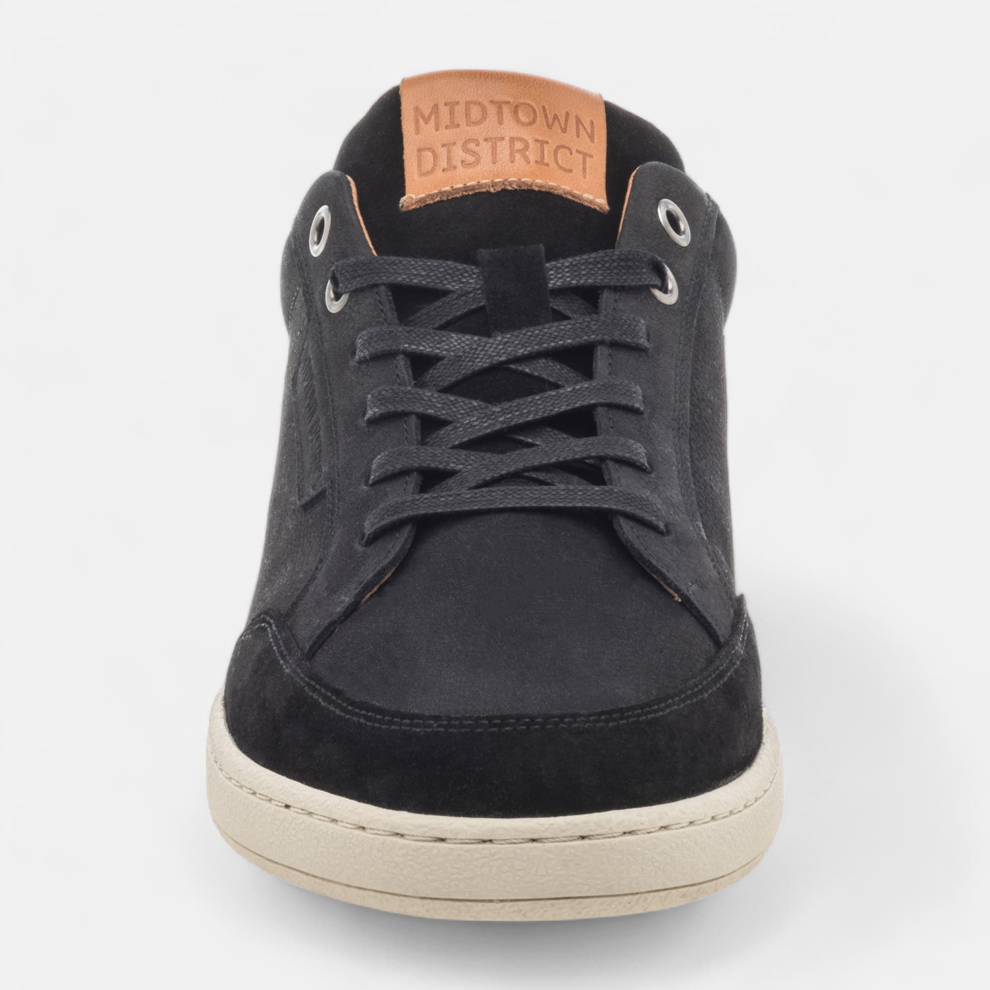 Baskets basses Homme en cuir noir