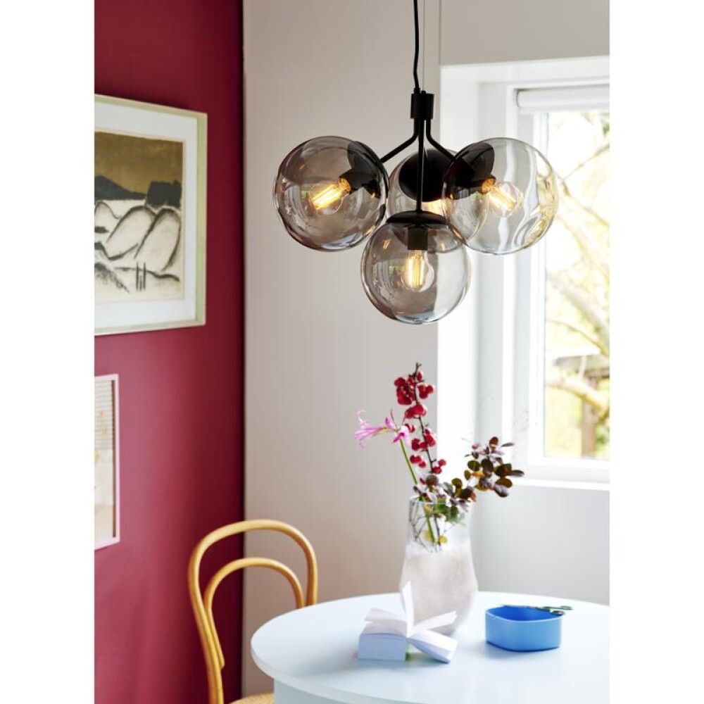 TAKLAMPE NORDLUX IVONA E27 SVART