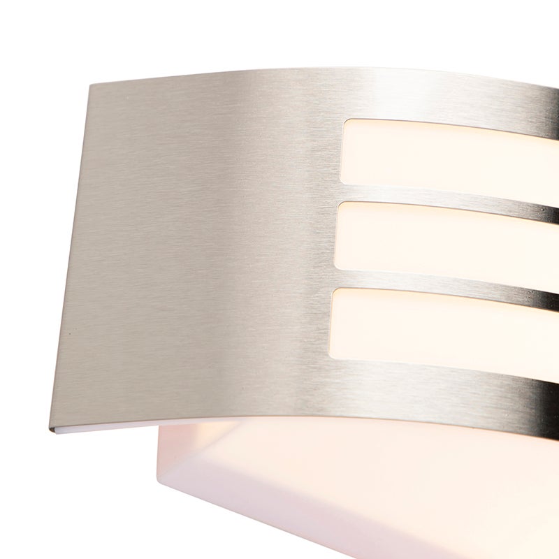 Moderne wandlamp, staal en roestvrij staal, IP44 - Sapphire Deluxe