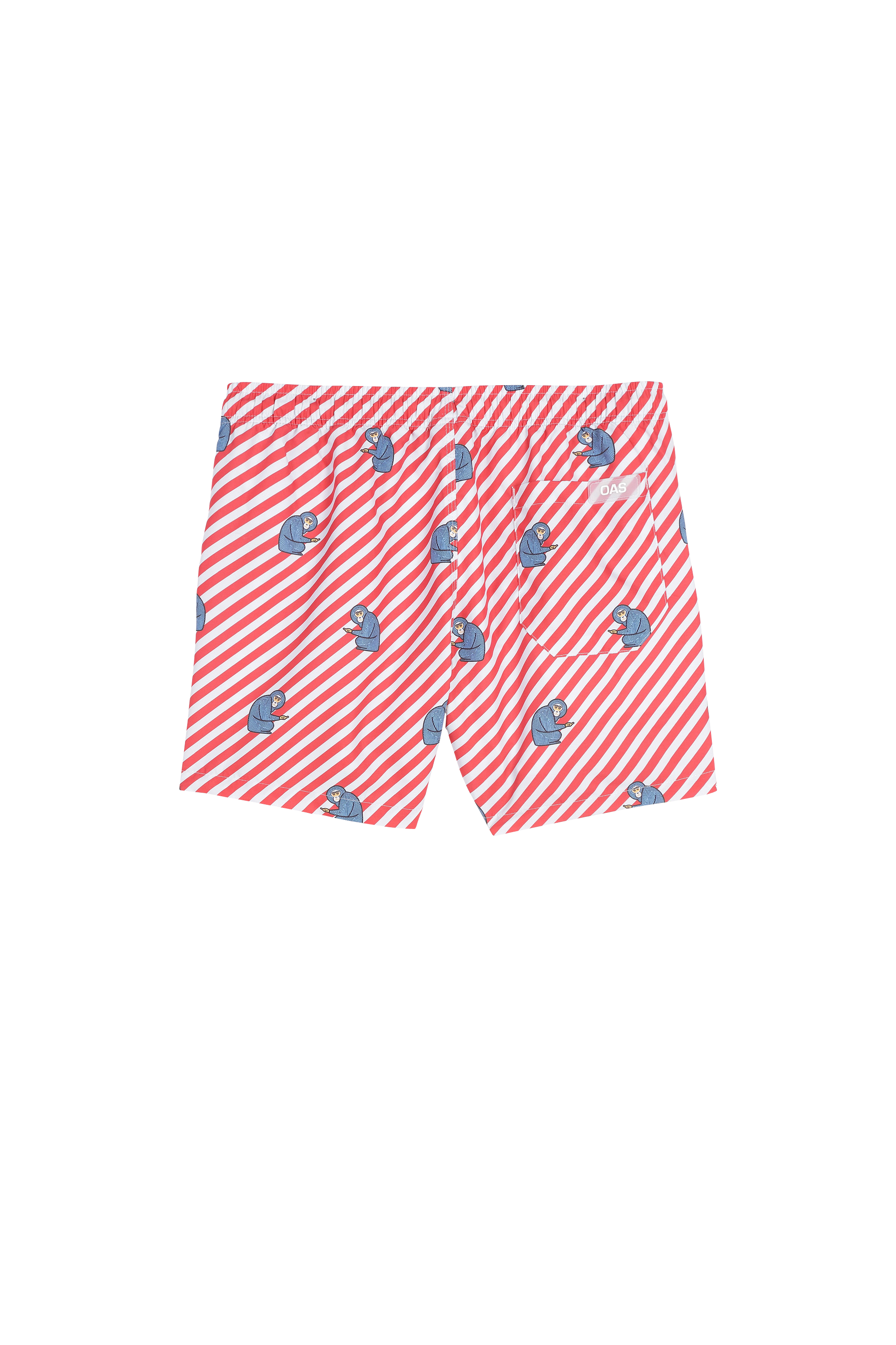OAS COMPANY Short de bain POLKA MONKEY SWIM SHORT Rouge