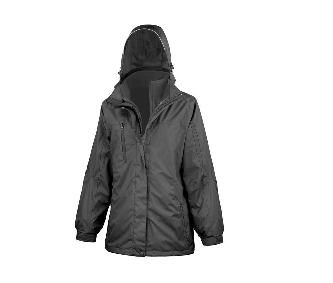 RESULT RS400F - Parka Femme Multifonction avec Poches Réfléchissantes