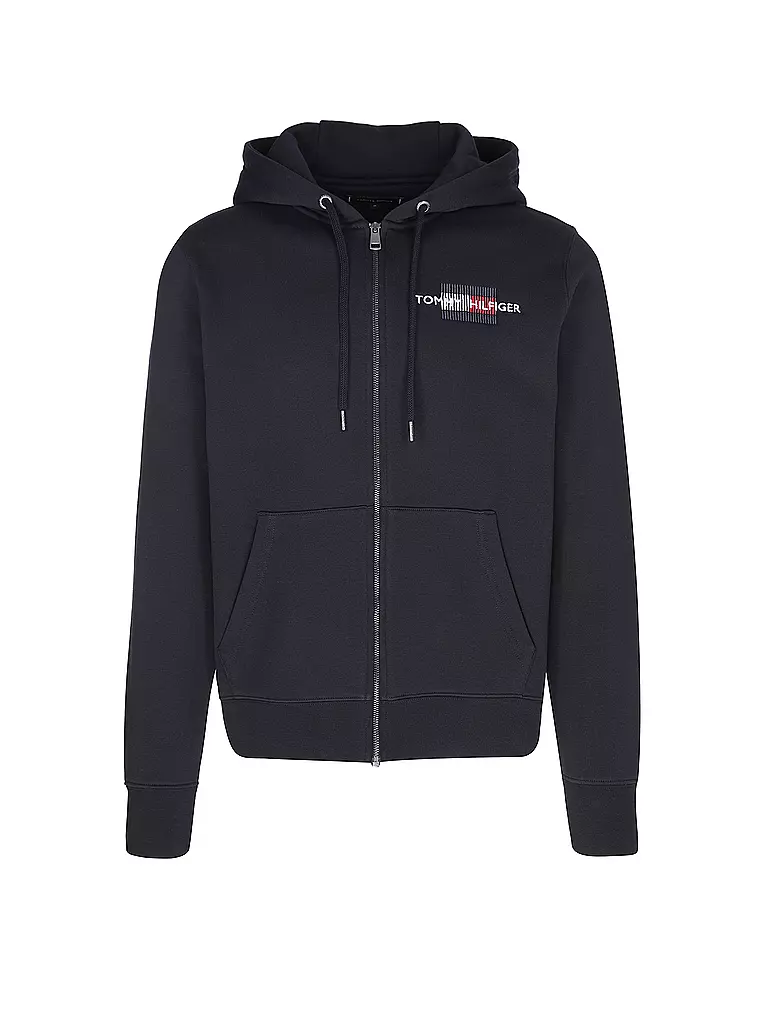 TOMMY HILFIGER Sweatjacke blau