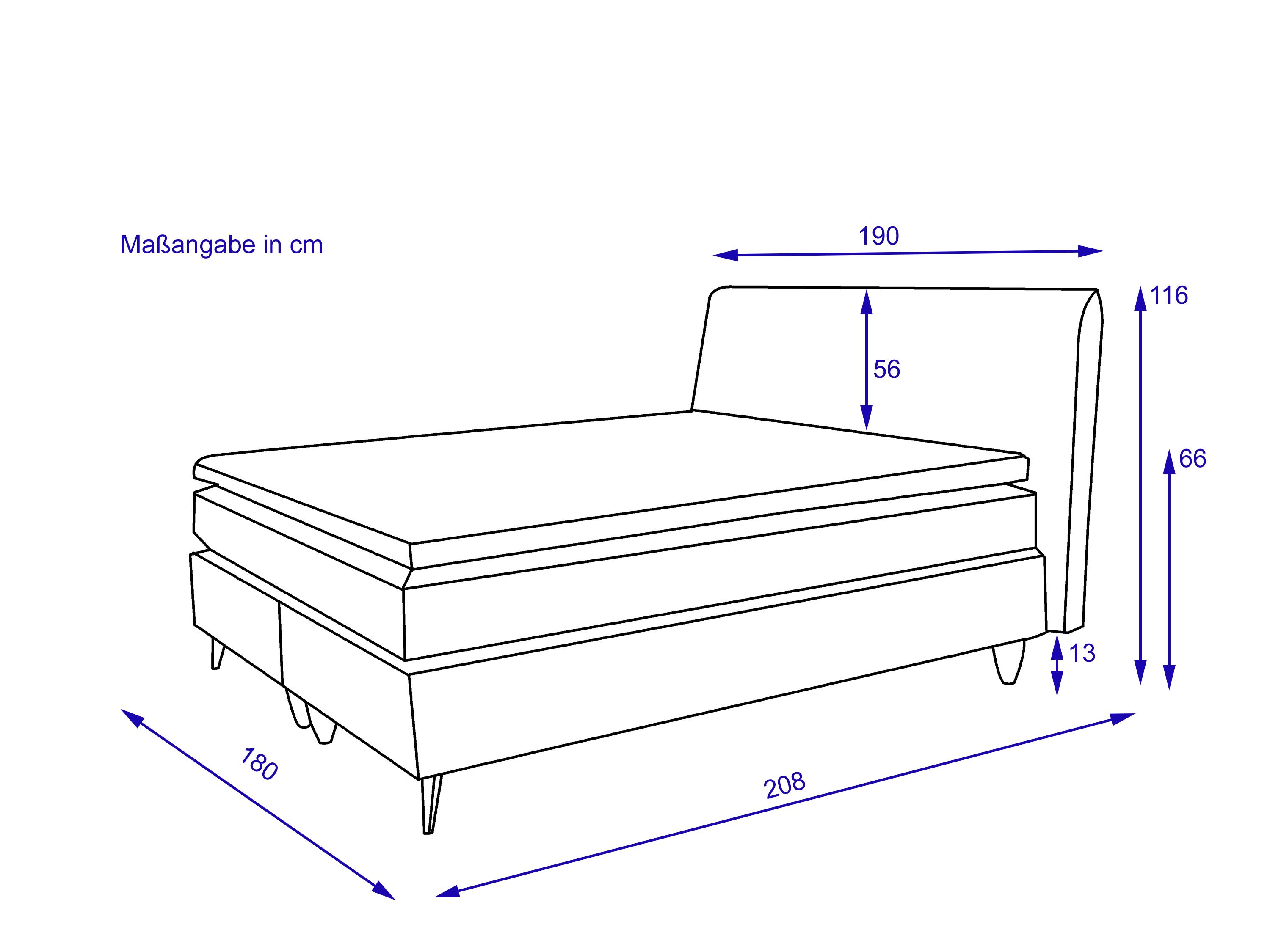 Boxspringbett RUF AURA