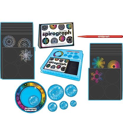 Spirograph Malset - 28 Teile - Scratch & Shimmer