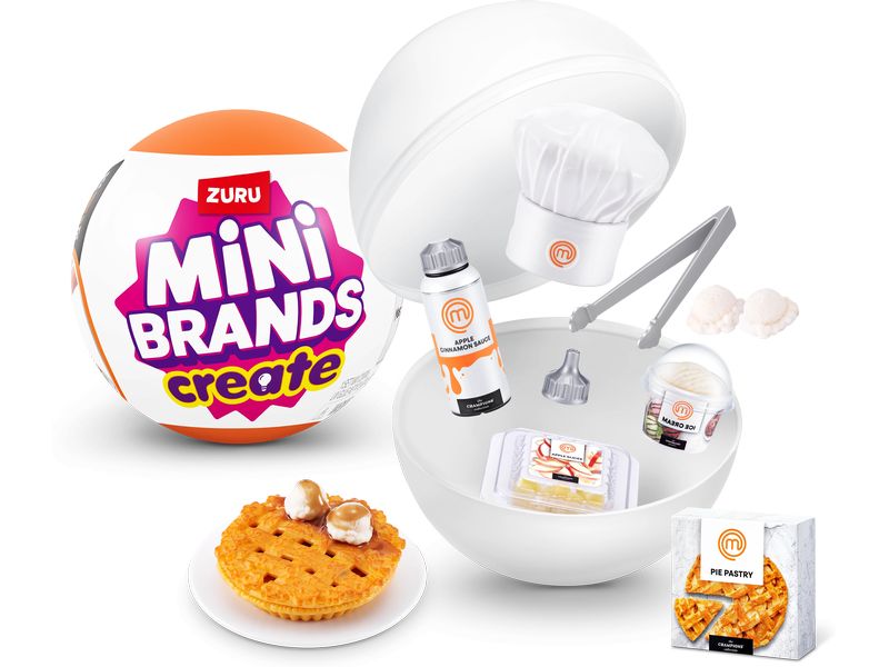 Zuru Master Chef Mini Brands Series 1 assortiert Miniaturgerichte in Überraschungsball