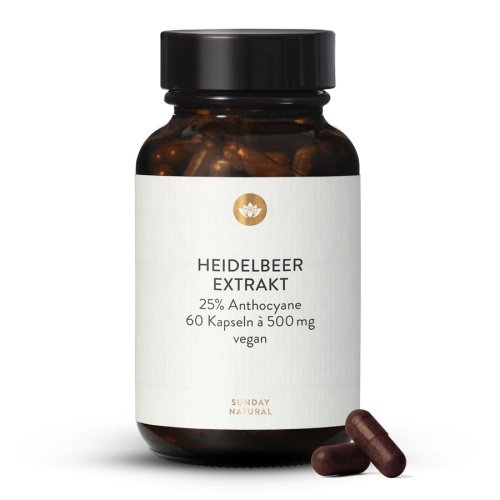 Sunday Natural Products  Heidelbeer Extrakt Kapseln