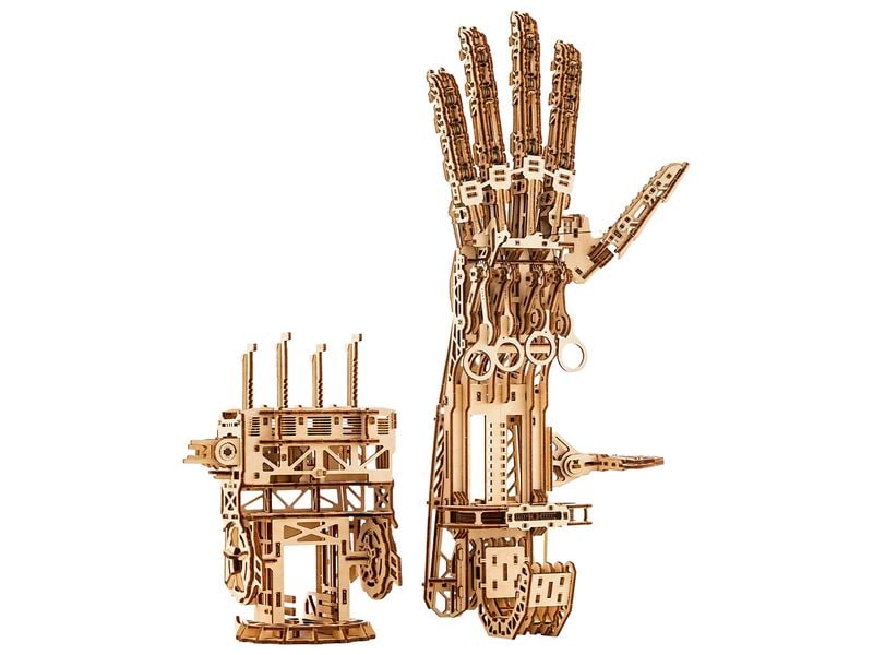 WoodTrick Bausatz Cyber Hand Roboterhand aus Holz