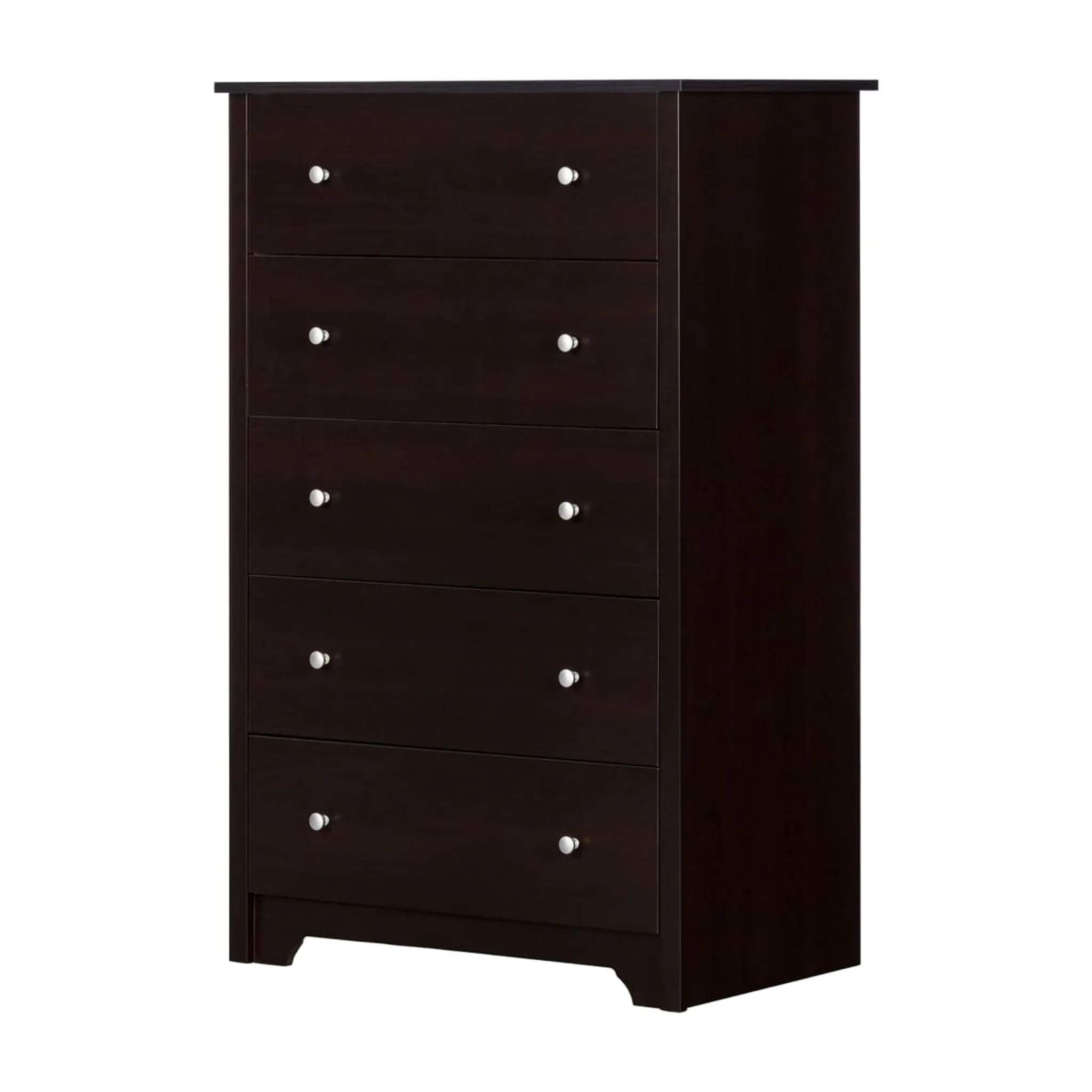 South Shore Commode 5 Tiroirs Vito - Chocolat