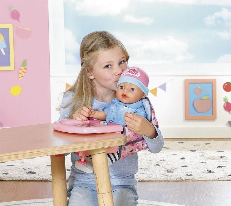 BABY born BABY born Table Feeding Chair Lyserød