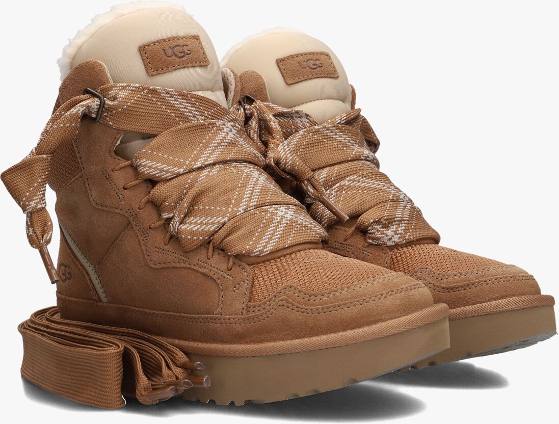 bruine ugg hoge sneakers w highmel