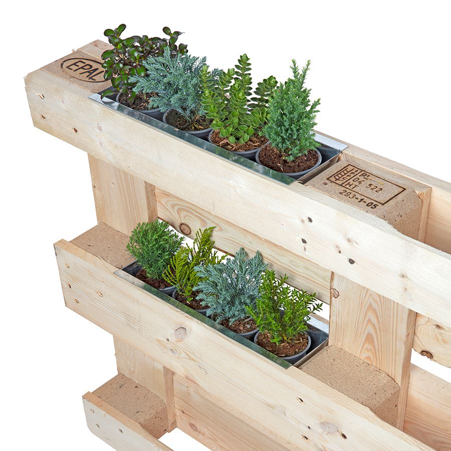 Pflanzkasten für Europaletten 38,5x13,5x8,5cm