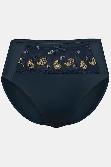 Midislip, Paisley-Stickerei, Mikrofaser