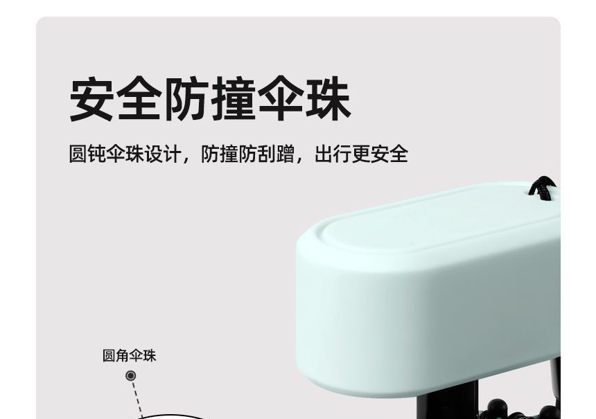 Fenmo - Mini Plain Compact Paraplu