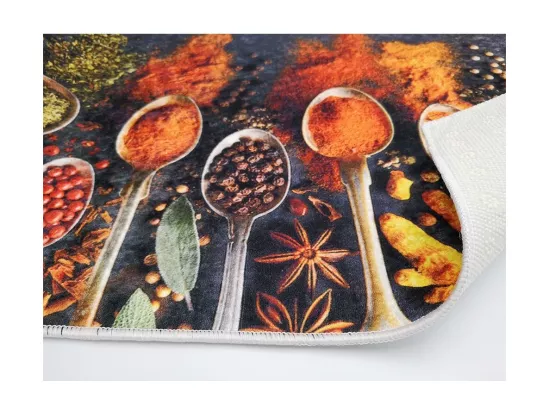 Tapis de cuisine 50x120 cm Polyester Kitch Spic