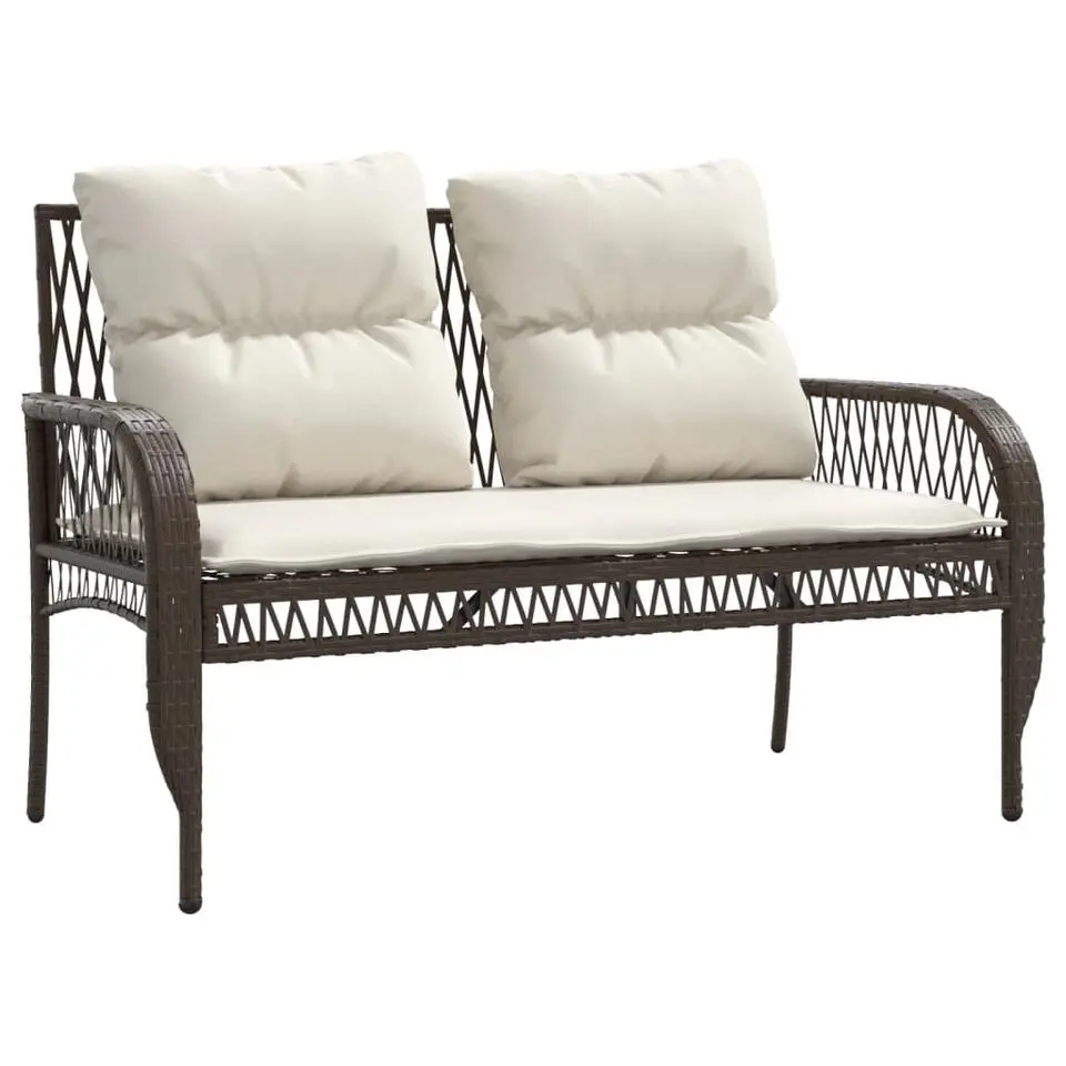 vidaXL - Loungeset - Bruin - Poly rattan